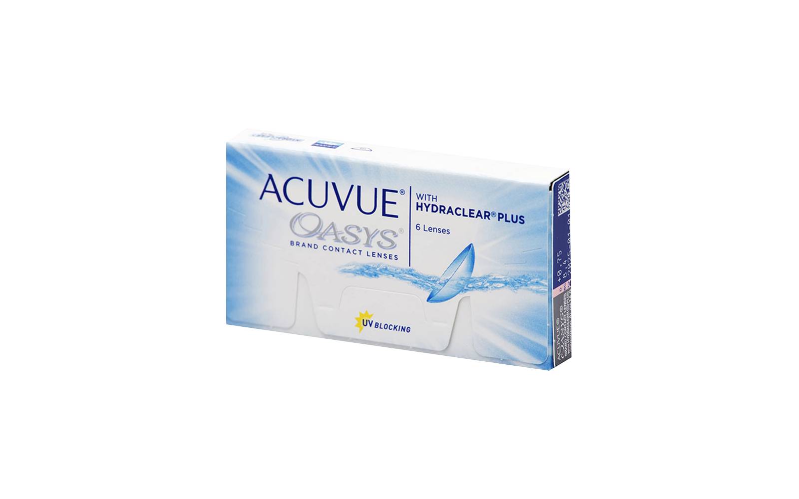 Lentilles de contact bimensuelles ACUVUE OASYS WITH HYDRACLEAR PLUS en boite de 6 lentilles