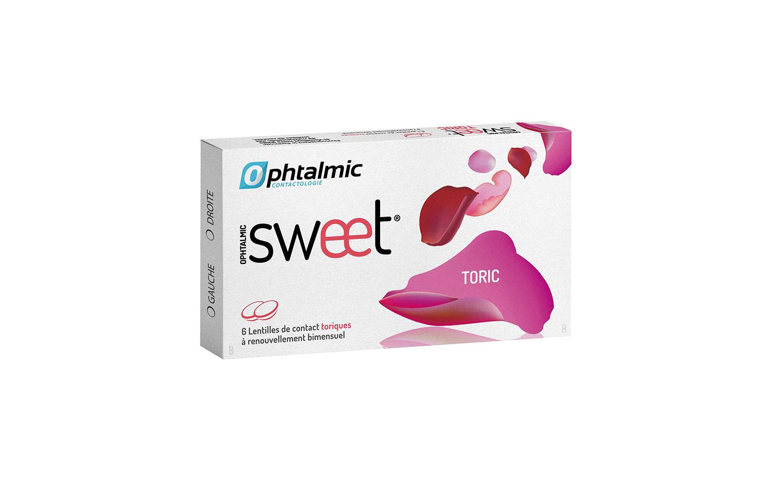 Ophtalmic Sweet Toric - Lentilles de contact Bimensuelles