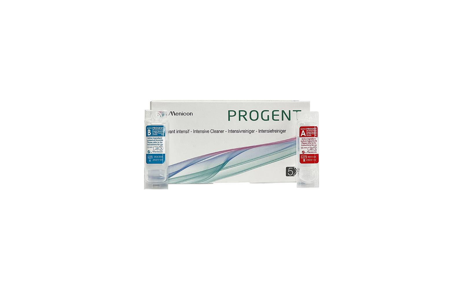 Progent 5 doses - Solution entretien pour lentilles de contact rigide