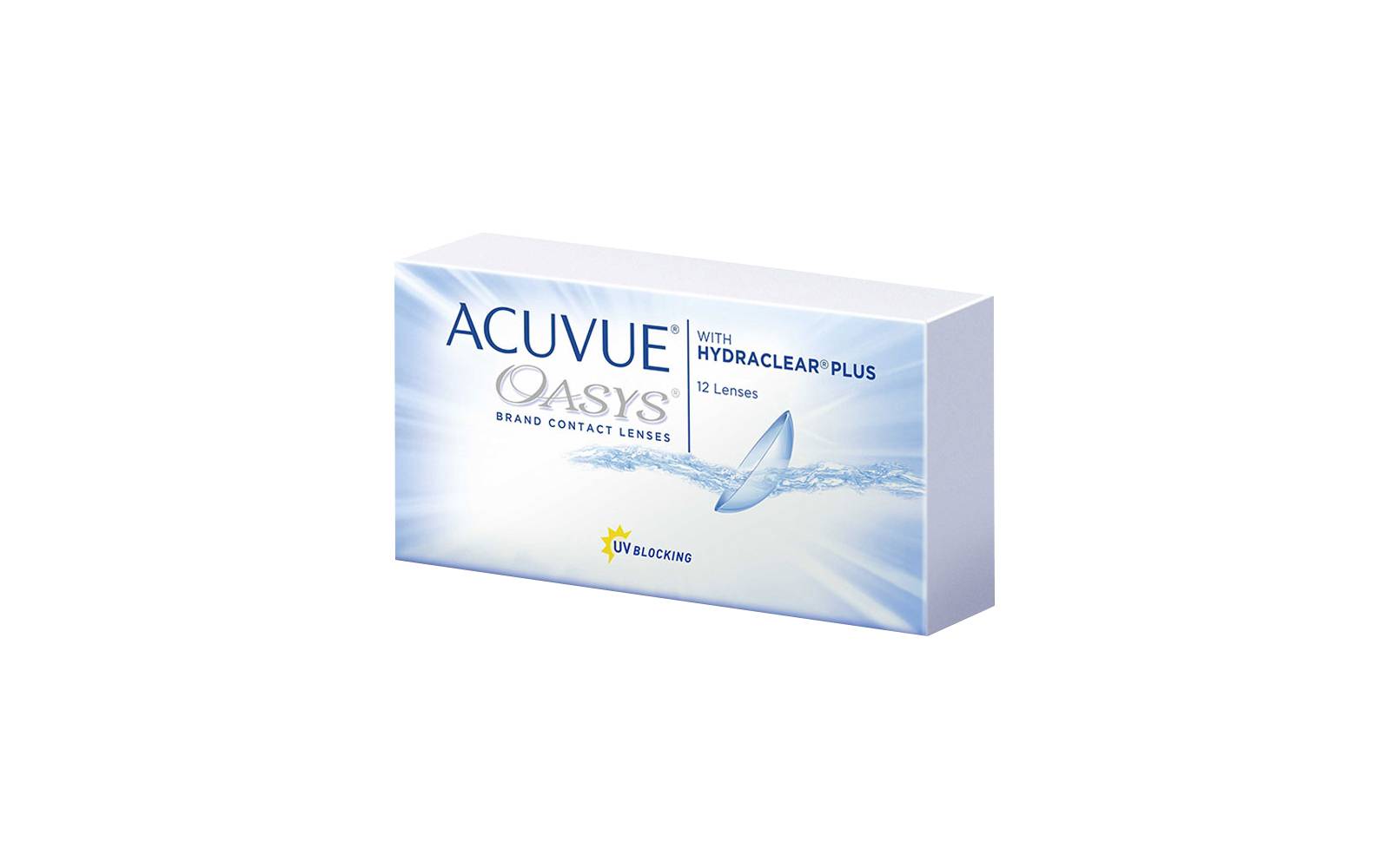 Lentilles de contact bimensuelles ACUVUE OASYS WITH HYDRACLEAR PLUS en boite de 12 lentilles