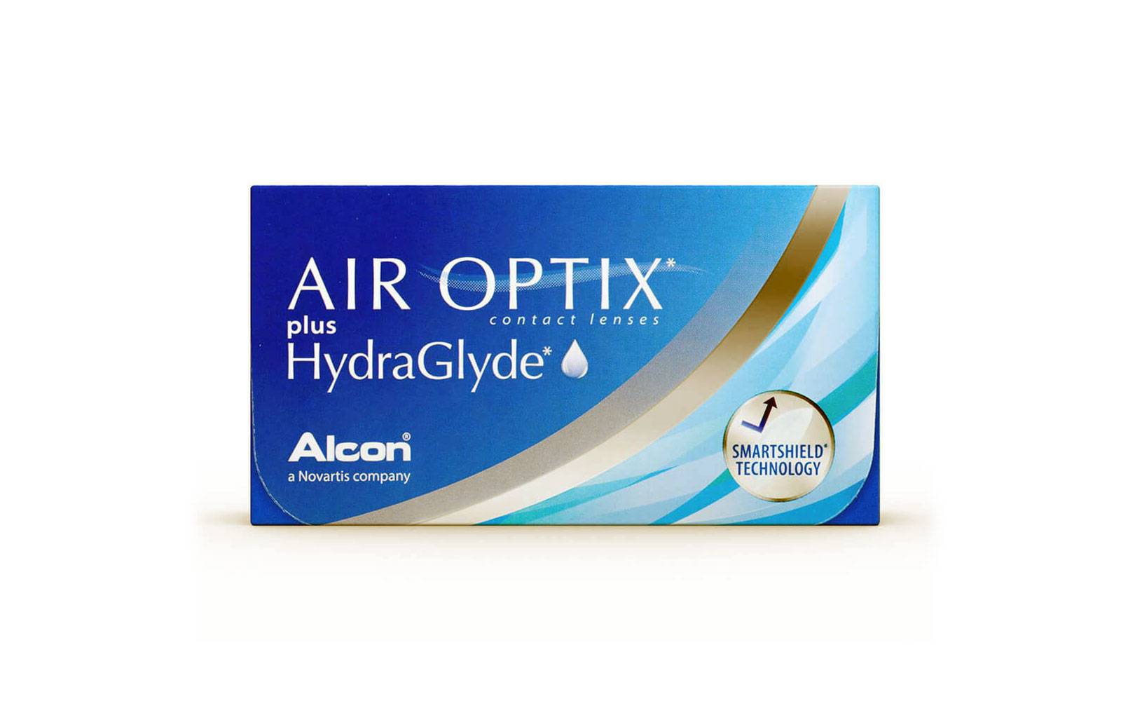 Lentilles de contact souples Air Optix Plus Hydraglyde (6 lentilles)